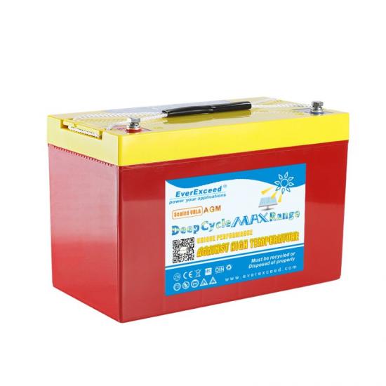 Deep cycle high temperature long service battery