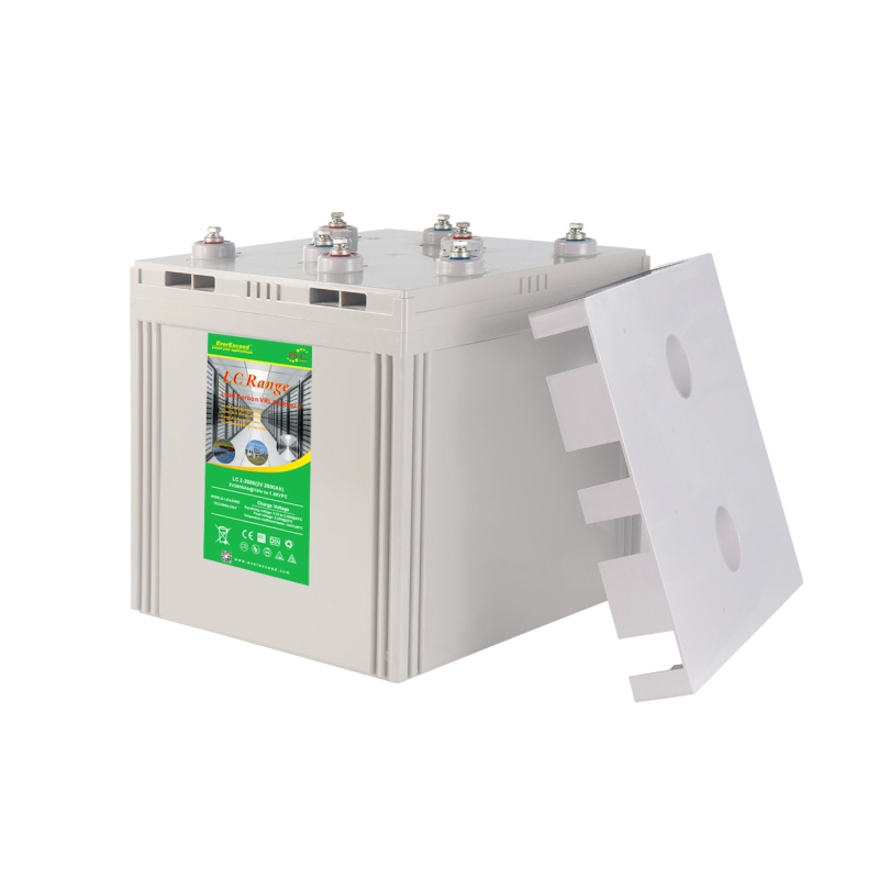 2V Lead Carbon baterai surya siklus dalam
