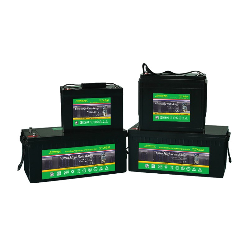 Baterai SLA VRLA Siklus Dalam AGM 12 Volt