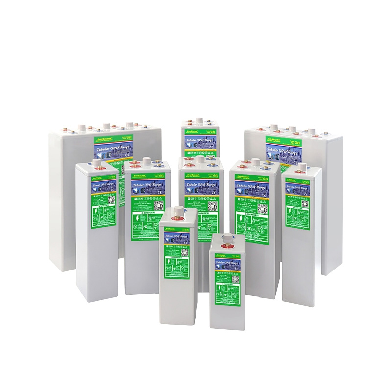 Baterai gel berbentuk tabung 2V OPzV
