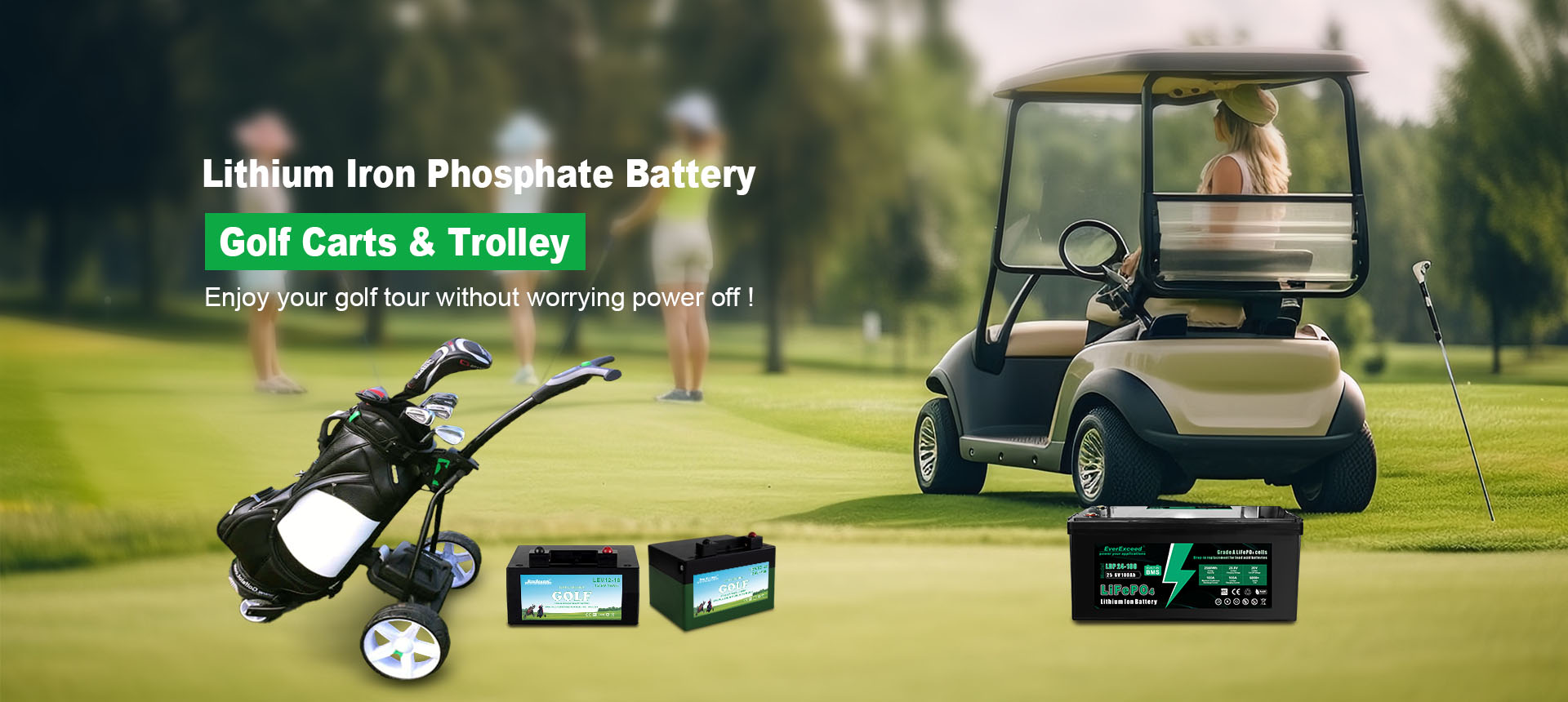 Golf Carts lithium battery