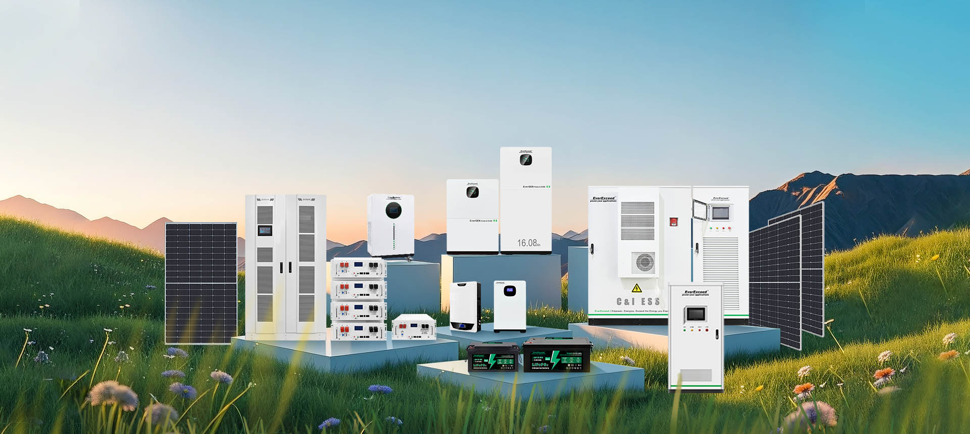 Power Solution- Energy Storage Solution & Solar  Lithium Ion Batteries