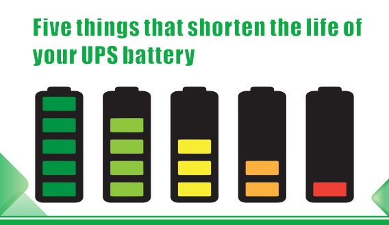 Lima hal yang memperpendek umur baterai UPS Anda