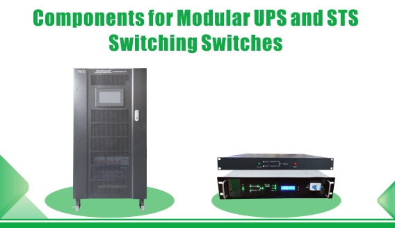 Apa saja komponen UPS modular dan sakelar switching STS