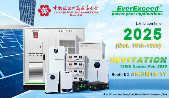 Bergabunglah dengan EverExceed di Canton Fair ke-138 2025 – Temukan Masa Depan Tenaga dan Penyimpanan Energi