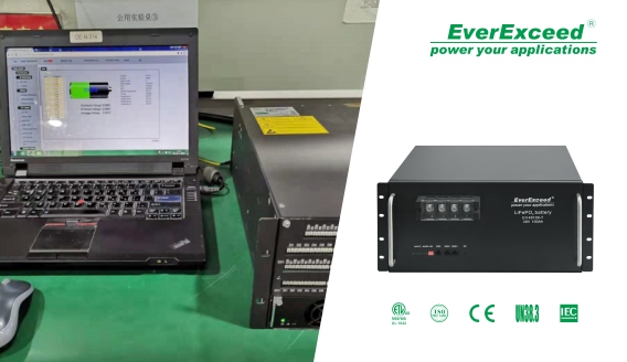 Baterai Lithium Telecom Rack Mounted EverExceed sekarang kompatibel dengan penyearah merek DPC
