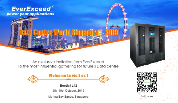 Selamat datang untuk mengunjungi EverExceed di Data Center World Singapore-2019
