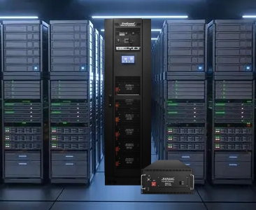 Baterai lithium untuk catu daya tanpa gangguan.