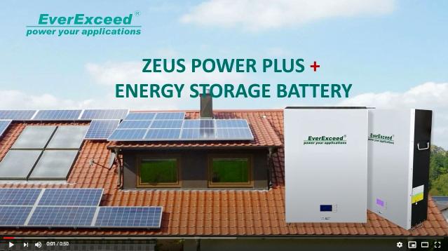 EverExceed Zeus Power Plus + Solusi Baterai Lithium yang Dipasang di Dinding
