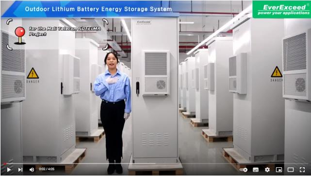 Sistem penyimpanan energi baterai lithium luar EverExceed